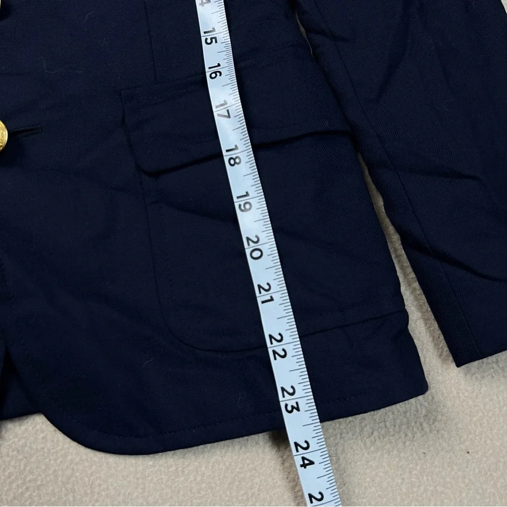 Polo Ralph Lauren Blazer Womens 00P Navy Blue Team USA 2016 Paralympics Wool NWT - Picture 3 of 13